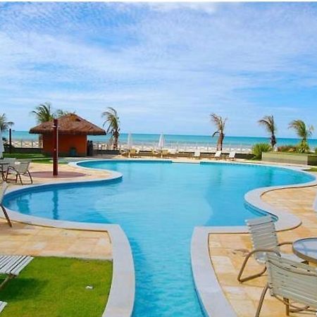 Apartamento Vista Total Do Mar Uma Cobertura A 400M Do Beach Park No Porto Das Dunas Aquiraz Condominio Terramaris Piscina Ampla Parque Infantil Sauna Estacionamento Privado Ngoại thất bức ảnh