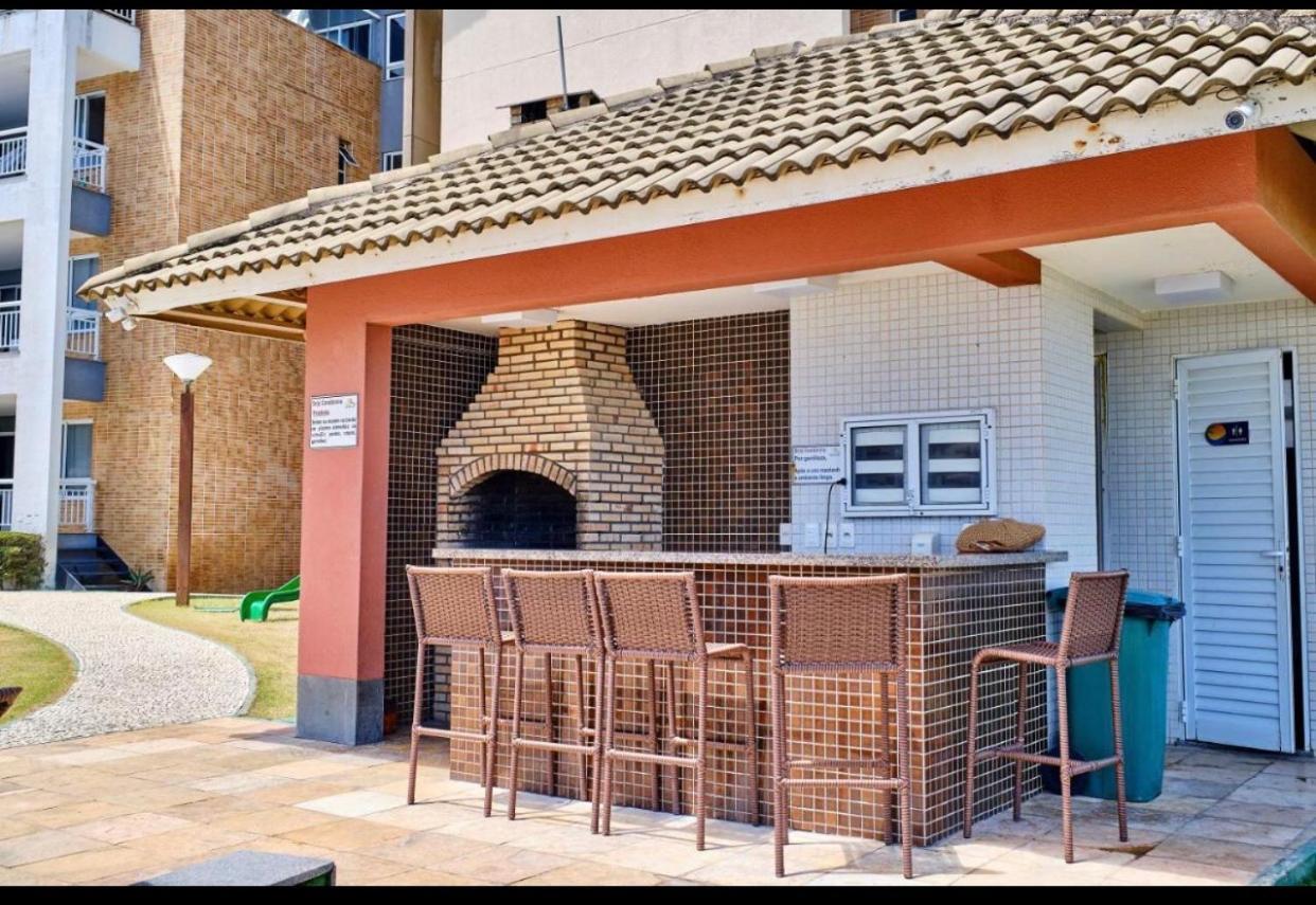 Apartamento Vista Total Do Mar Uma Cobertura A 400M Do Beach Park No Porto Das Dunas Aquiraz Condominio Terramaris Piscina Ampla Parque Infantil Sauna Estacionamento Privado Ngoại thất bức ảnh