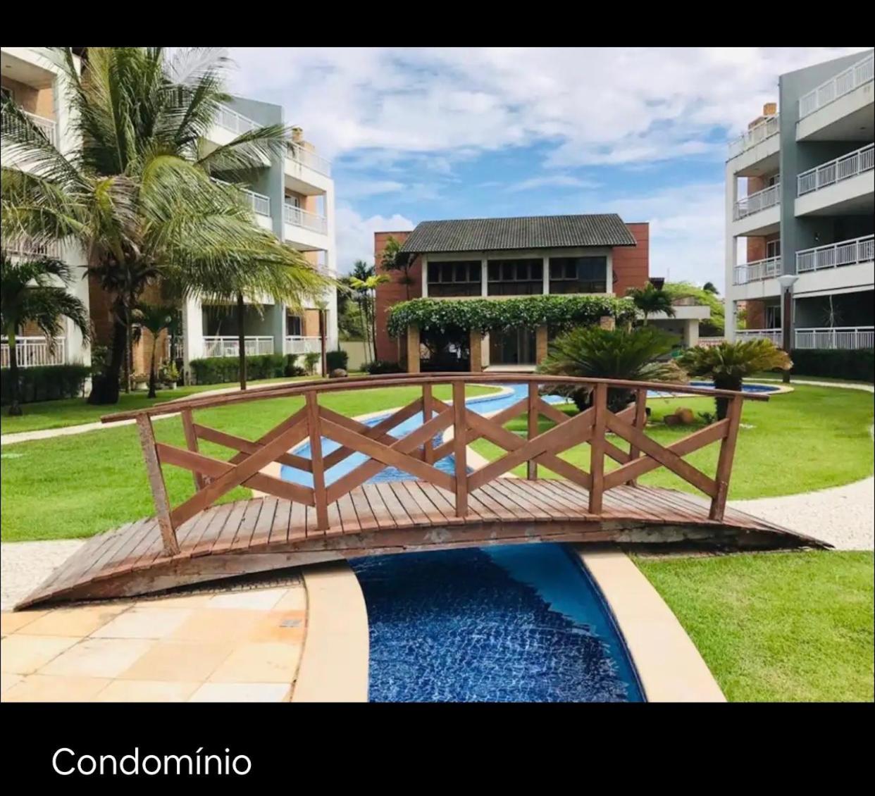 Apartamento Vista Total Do Mar Uma Cobertura A 400M Do Beach Park No Porto Das Dunas Aquiraz Condominio Terramaris Piscina Ampla Parque Infantil Sauna Estacionamento Privado Ngoại thất bức ảnh