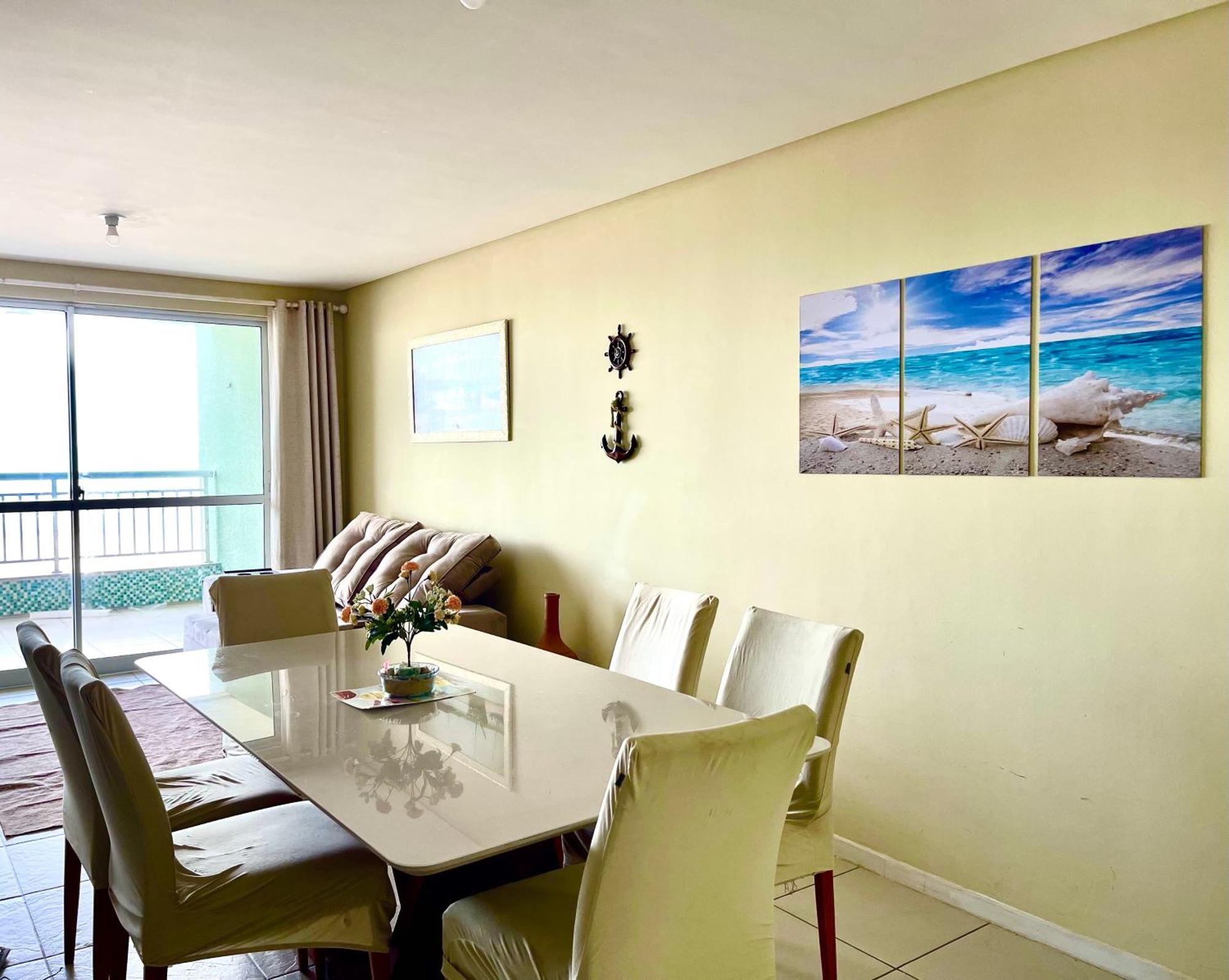 Apartamento Vista Total Do Mar Uma Cobertura A 400M Do Beach Park No Porto Das Dunas Aquiraz Condominio Terramaris Piscina Ampla Parque Infantil Sauna Estacionamento Privado Ngoại thất bức ảnh