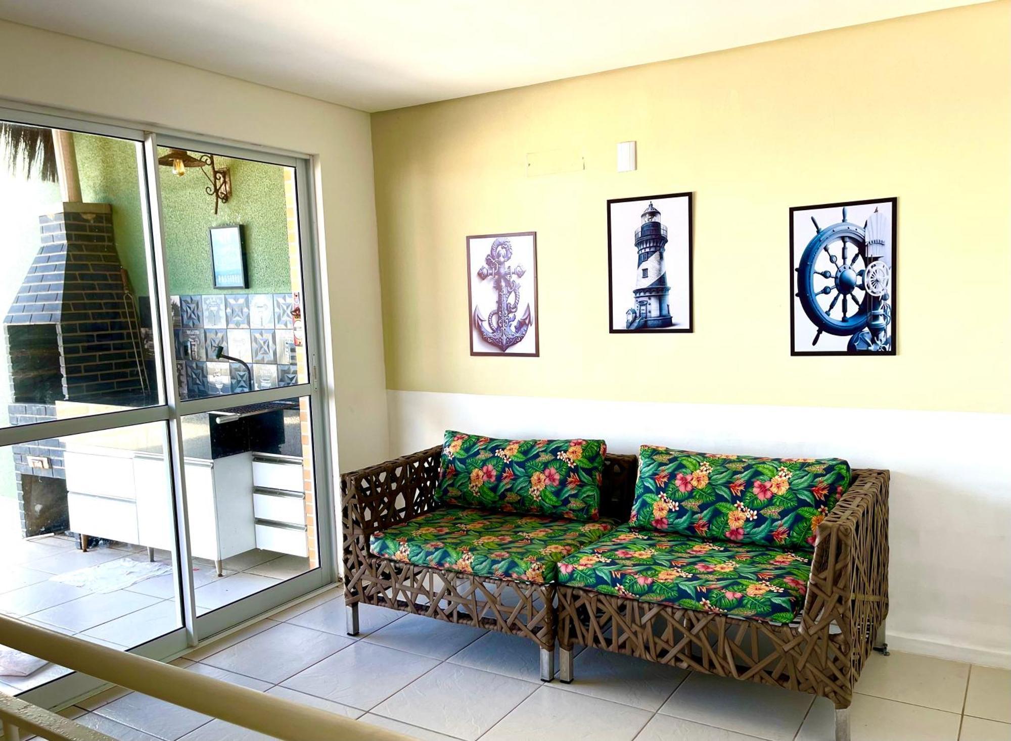 Apartamento Vista Total Do Mar Uma Cobertura A 400M Do Beach Park No Porto Das Dunas Aquiraz Condominio Terramaris Piscina Ampla Parque Infantil Sauna Estacionamento Privado Ngoại thất bức ảnh